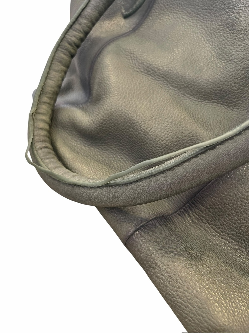 Free People Baby Emerson Olive Green Leather Shoulder Bag - Picture 10 of 12